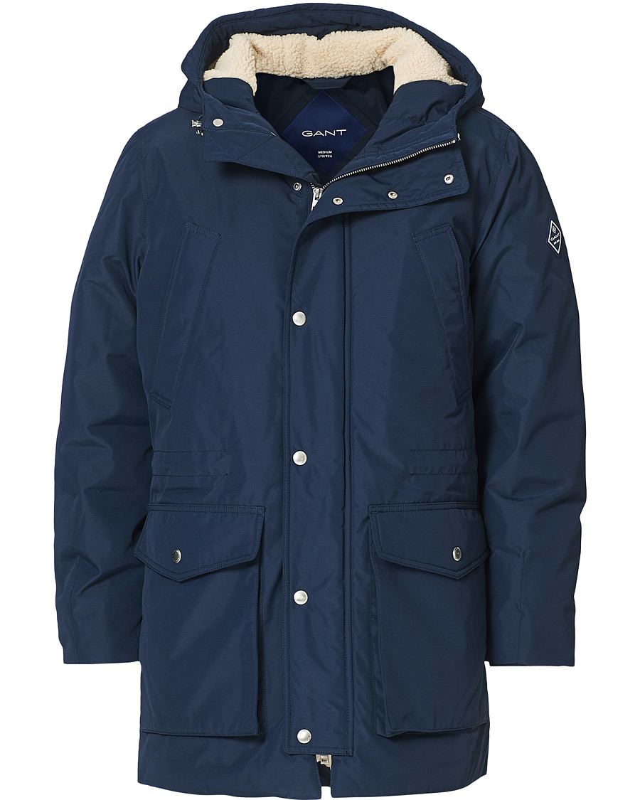 Heren | Jassen | GANT | The Everyday Parka Marine