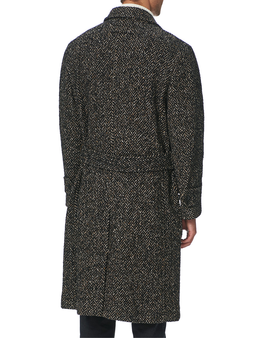 Heren | Jassen | GANT | The Herringbone Coat Black