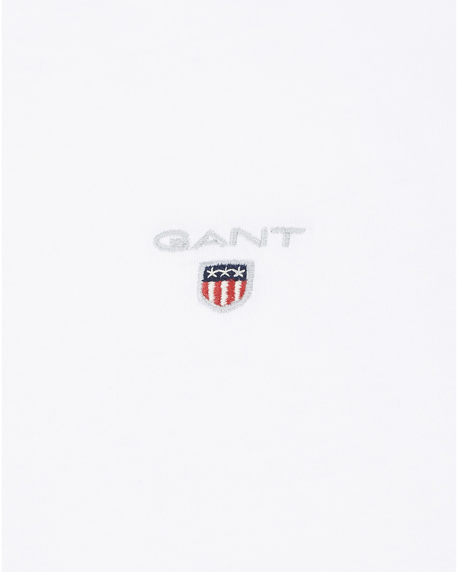 Heren | T-shirts | GANT | The Original Long Sleeve Tee White