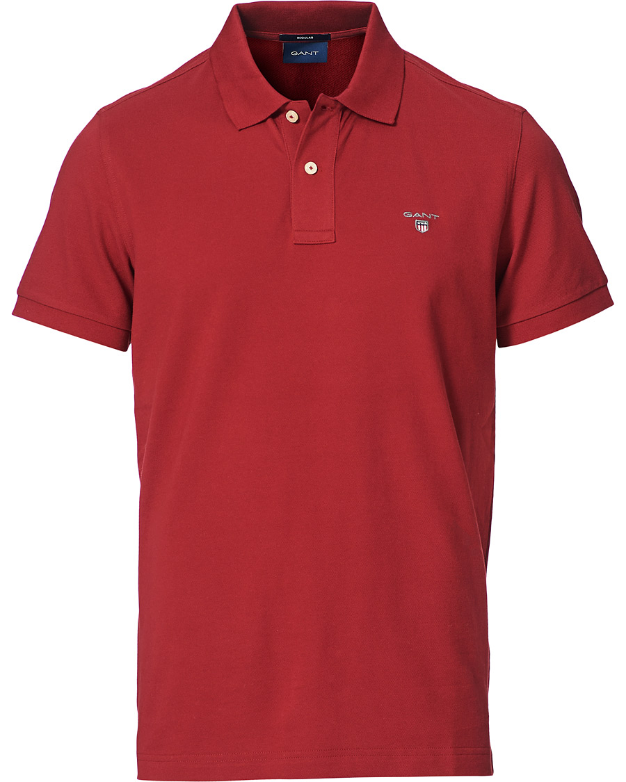 Heren | Polo's | GANT | The Original Polo Mahogany Red