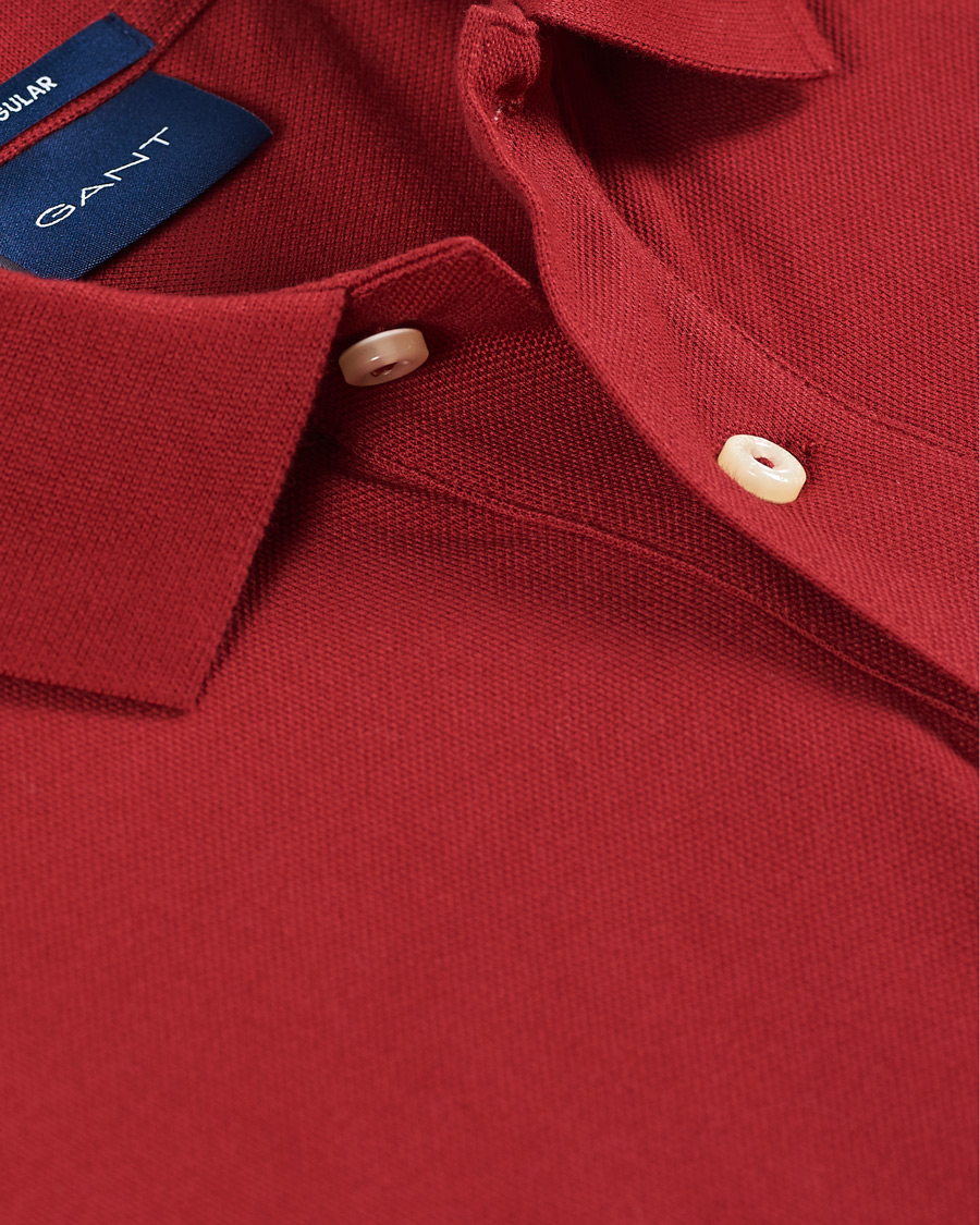 Heren | Polo's | GANT | The Original Polo Mahogany Red