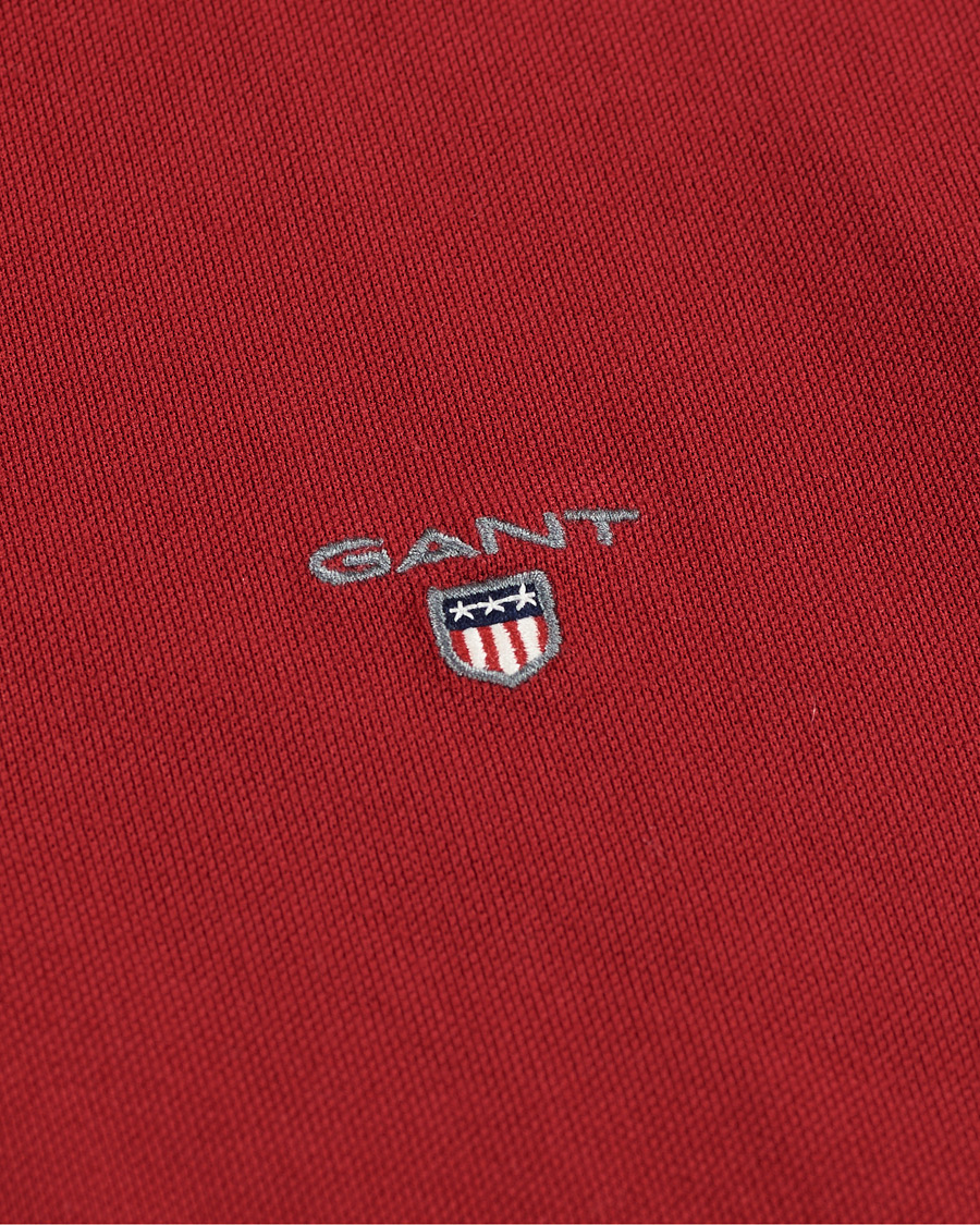 Heren | Polo's | GANT | The Original Polo Mahogany Red