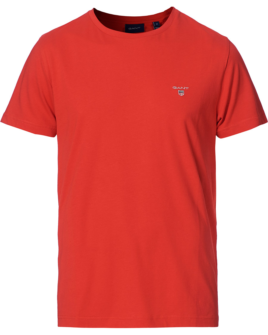 Heren | T-shirts | GANT | The Original Tee Bright Red