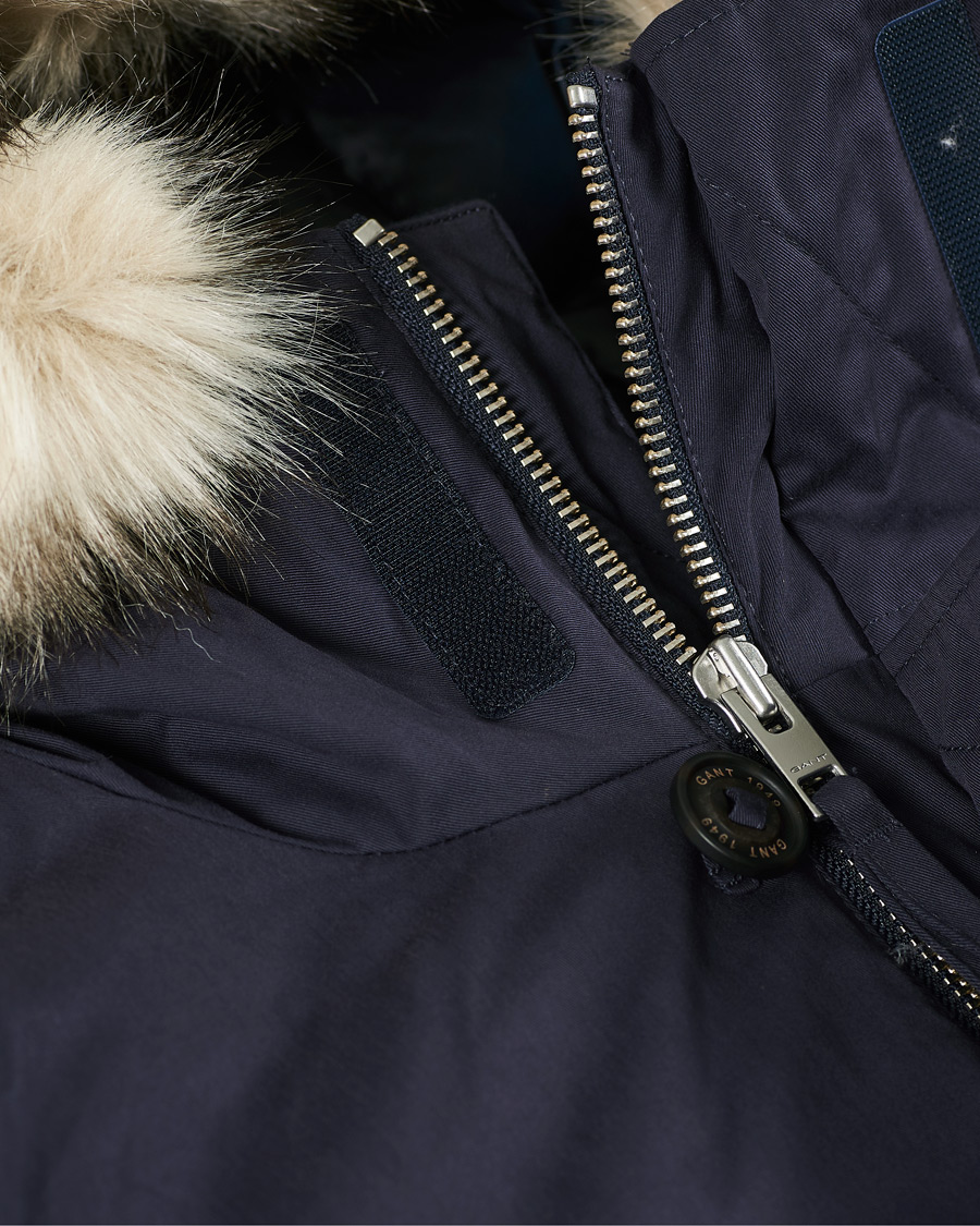 Heren | Jassen | GANT | Winter Parka Evening Blue