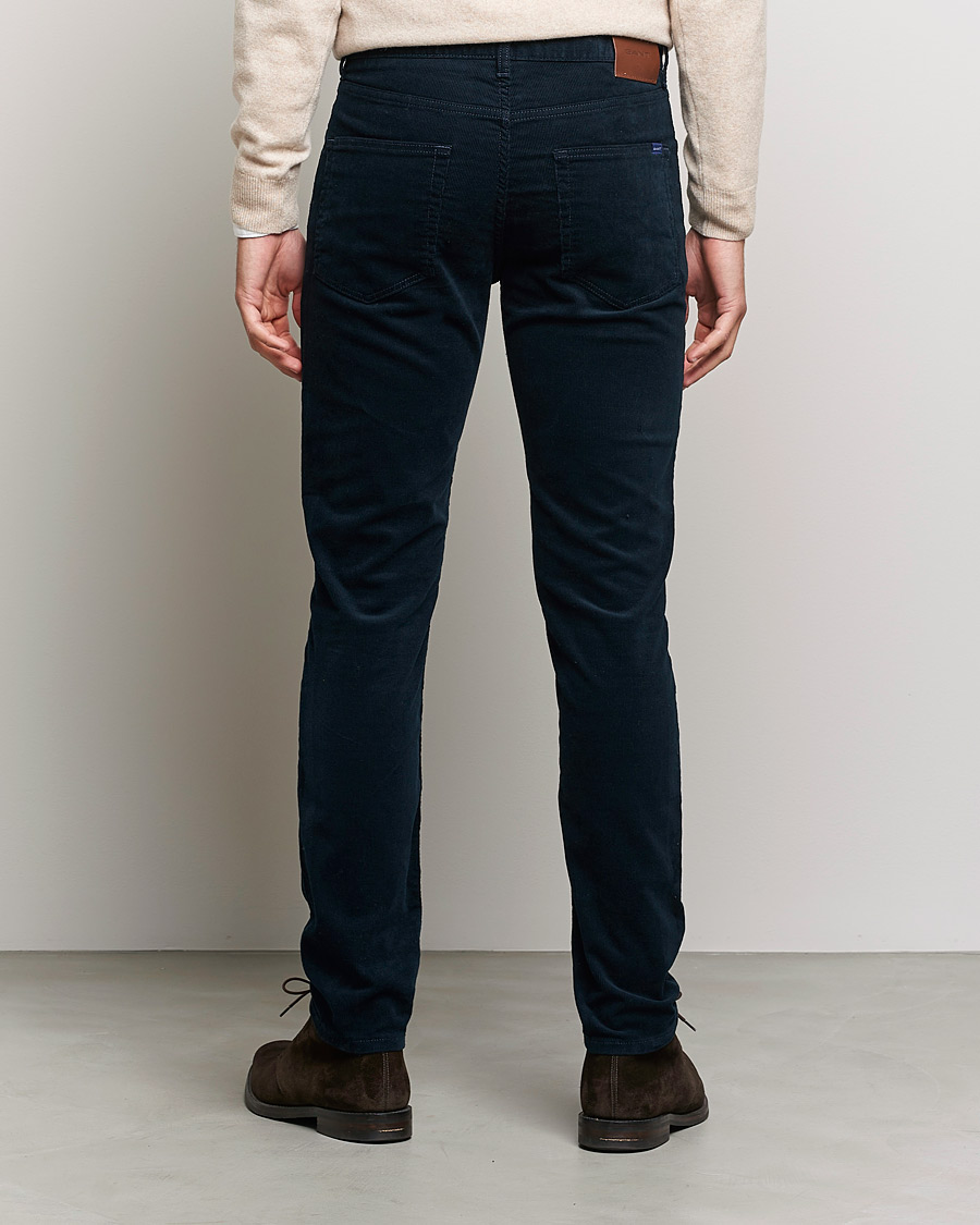 Heren | Broeken | GANT | Hayes Cord Jeans Marine