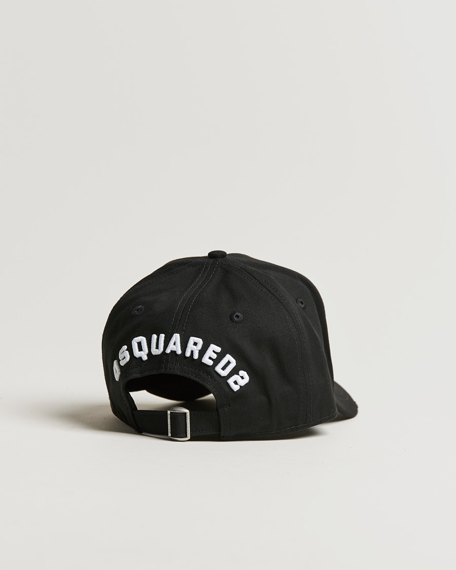 Heren | Dsquared2 Icon Baseball Cap Black/White | Dsquared2 | Icon Baseball Cap Black/White