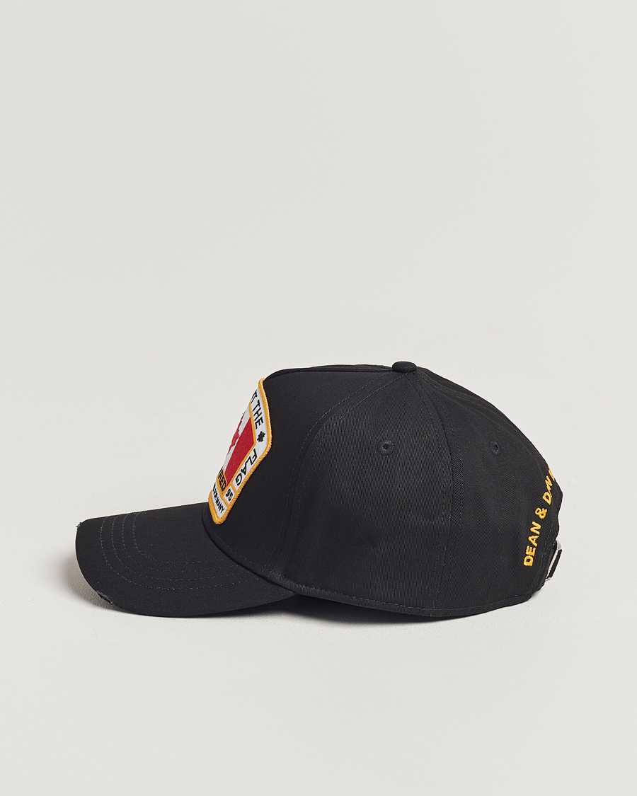 Heren | Oude productafbeeldingen | Dsquared2 | Big Leaf Baseball Cap Black