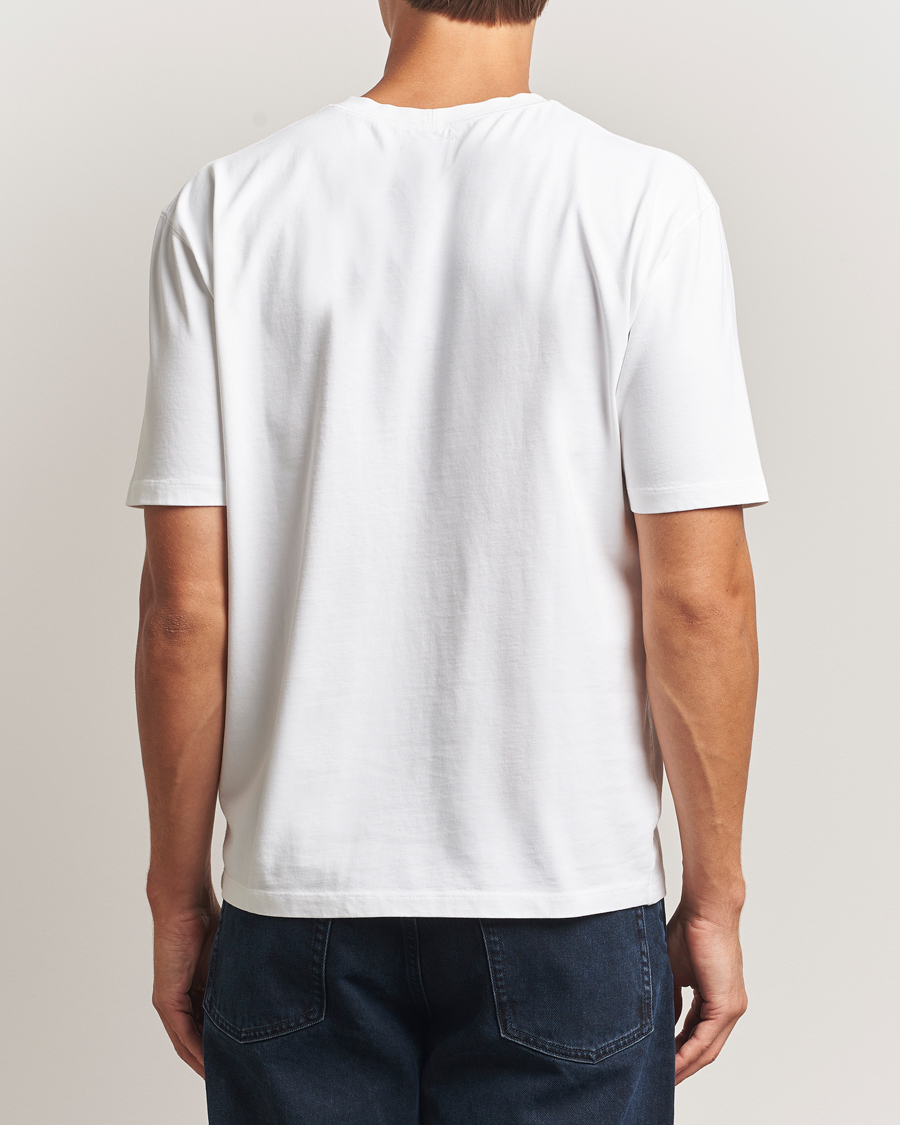 Heren | T-shirts | Drake's | Short Sleeve Hiking T-Shirt White