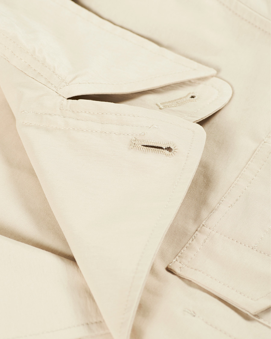 Heren | Jassen | Drake's | Cotton/Nylon Sport Jacket Ecru