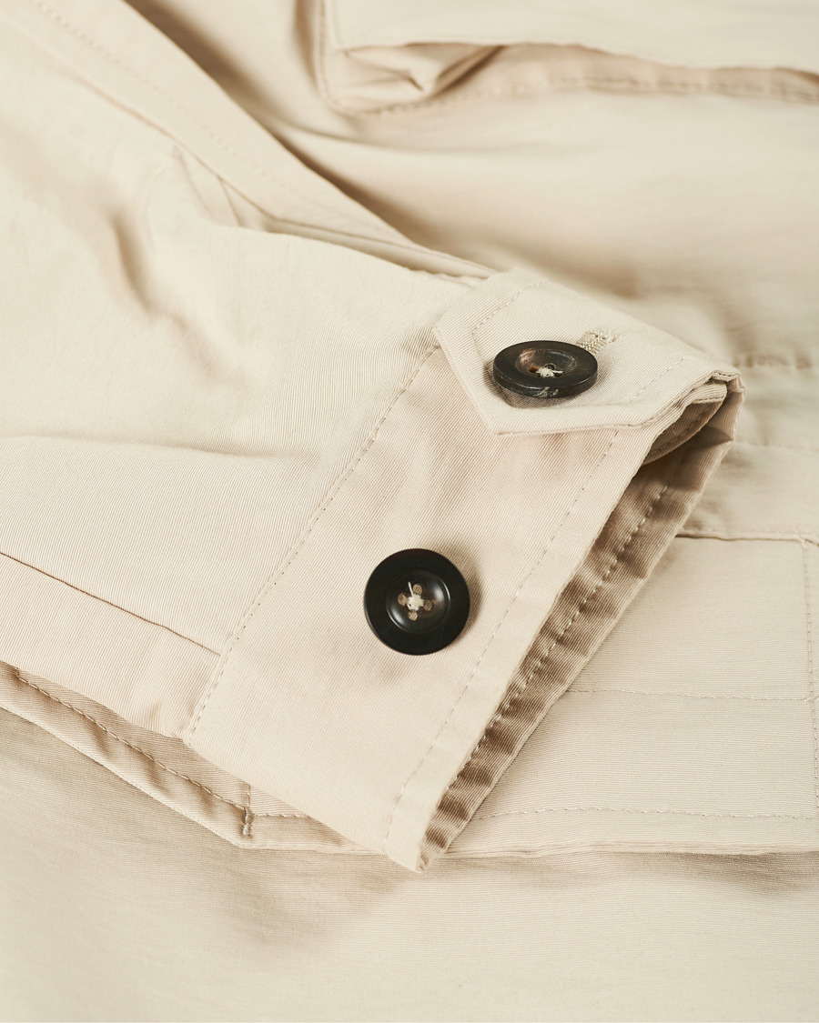Heren | Jassen | Drake's | Cotton/Nylon Sport Jacket Ecru