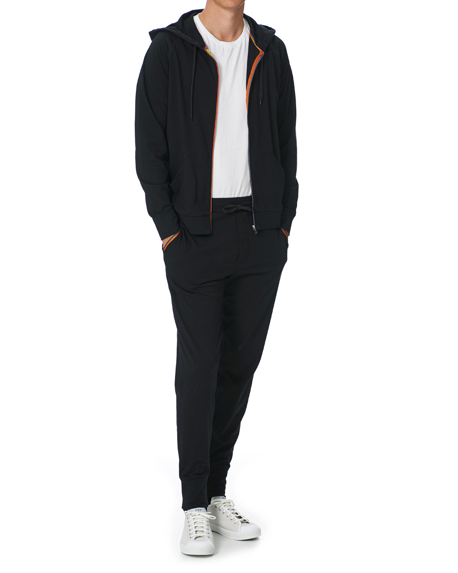 Heren | Paul Smith Tape Zip Hoodie Black | Paul Smith | Tape Zip Hoodie Black