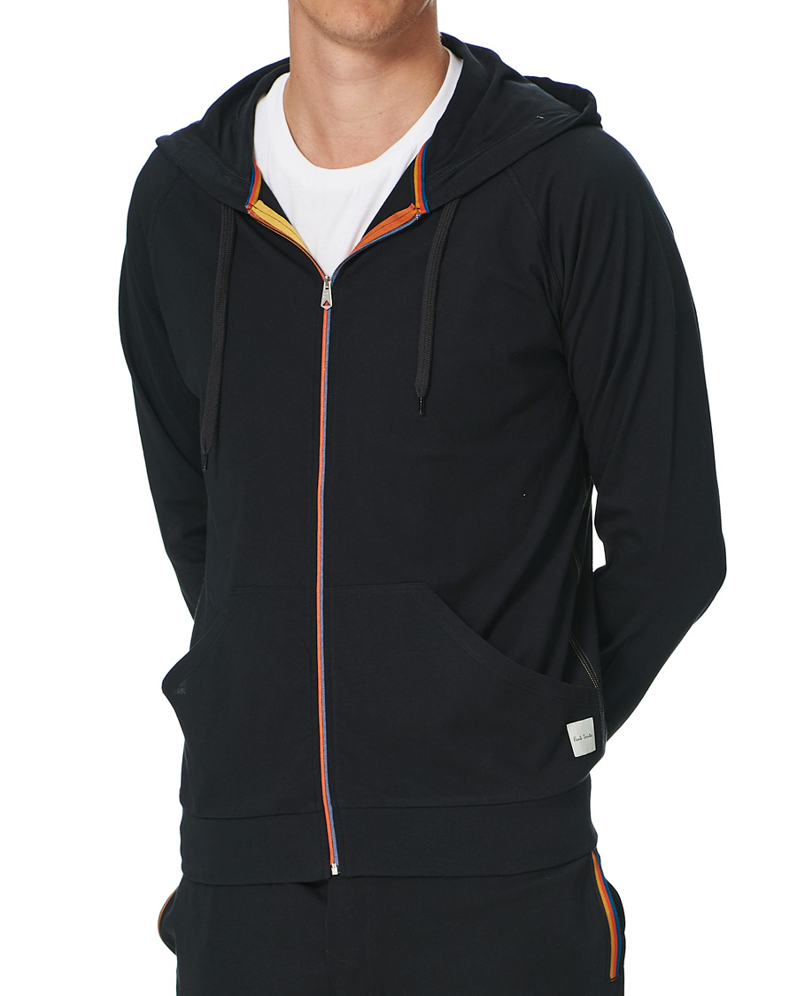 Heren | Paul Smith Tape Zip Hoodie Black | Paul Smith | Tape Zip Hoodie Black