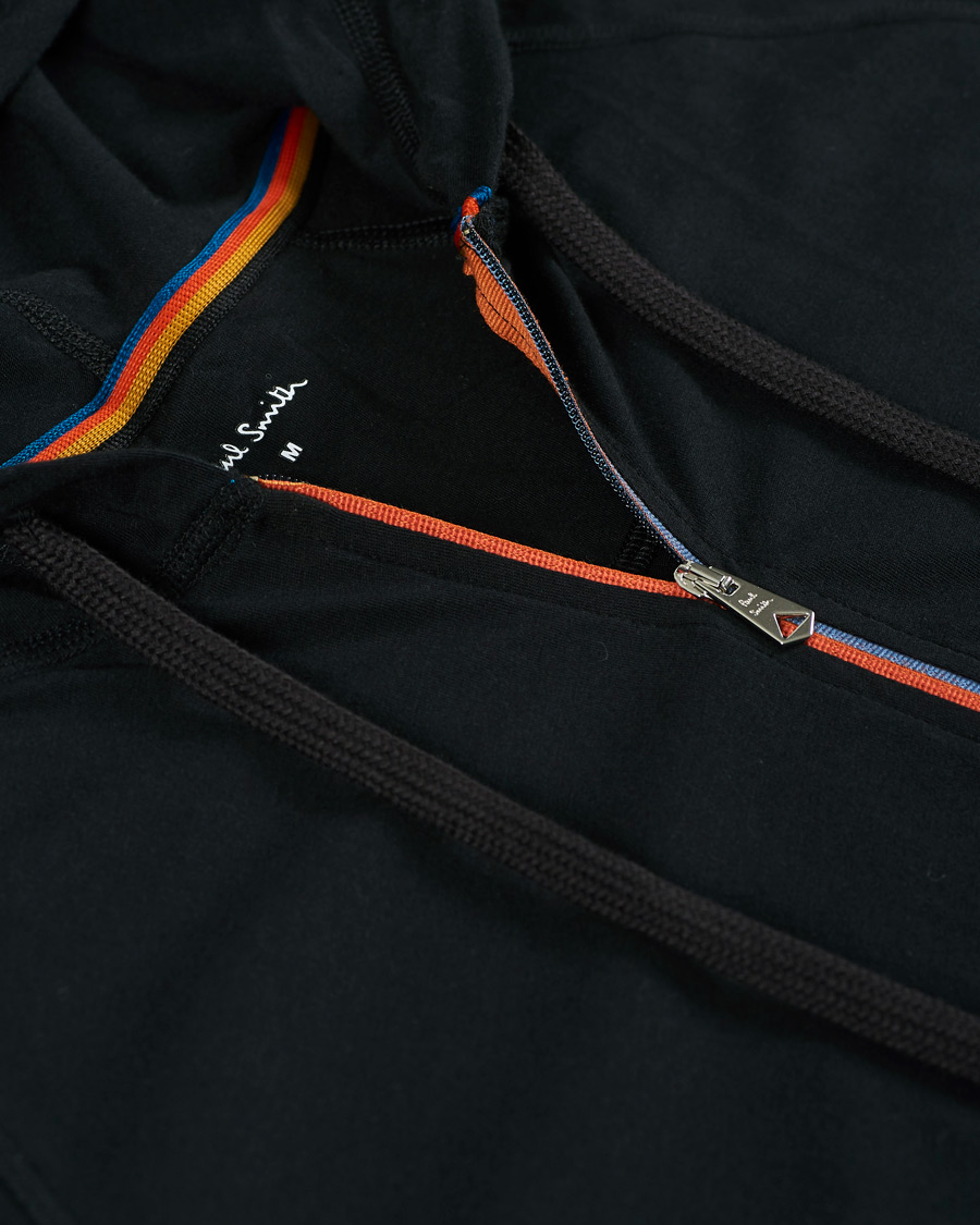 Heren | Paul Smith Tape Zip Hoodie Black | Paul Smith | Tape Zip Hoodie Black