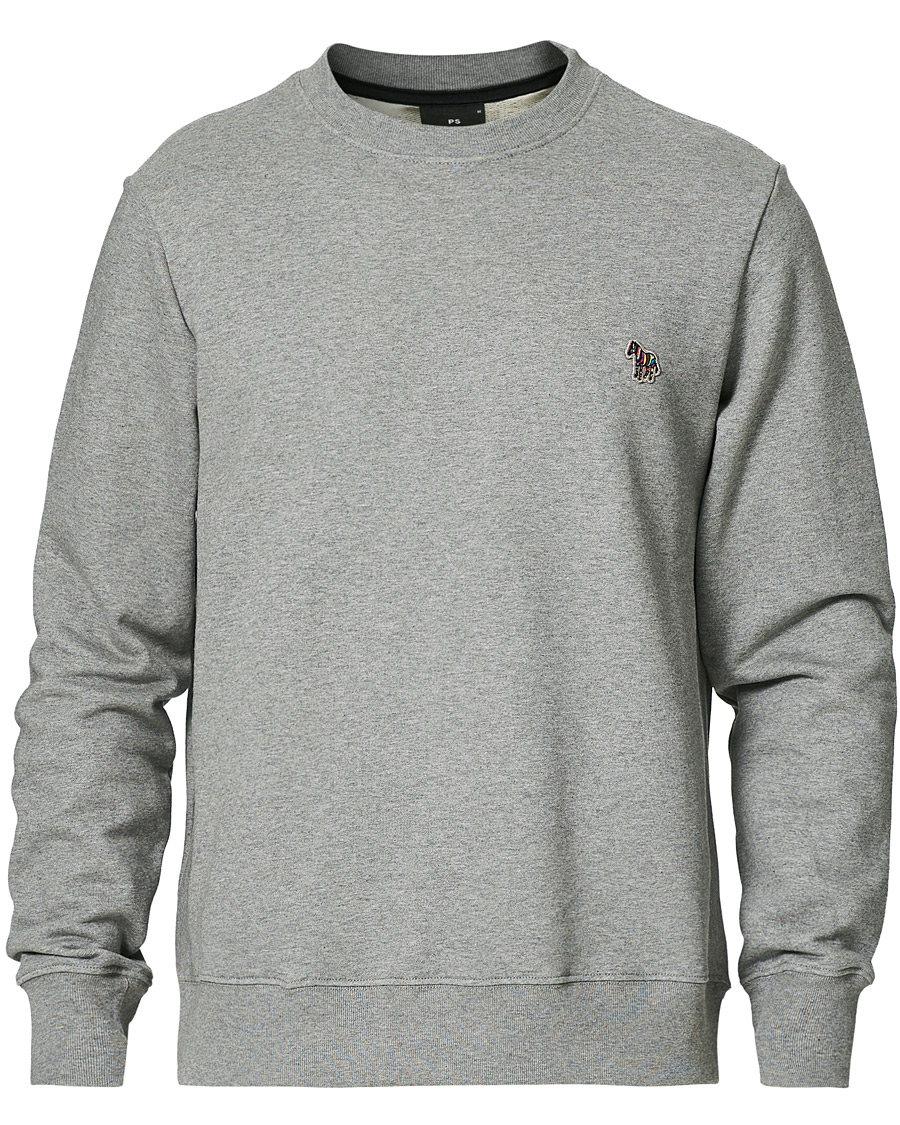 Heren | Truien | PS Paul Smith | Organic Cotton Zebra Sweatshirt Grey