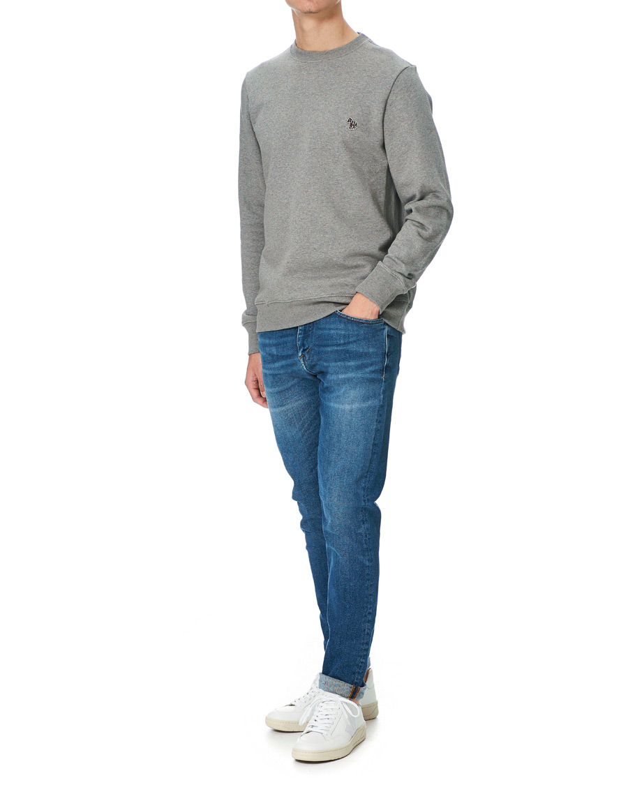 Heren | Truien | PS Paul Smith | Organic Cotton Zebra Sweatshirt Grey