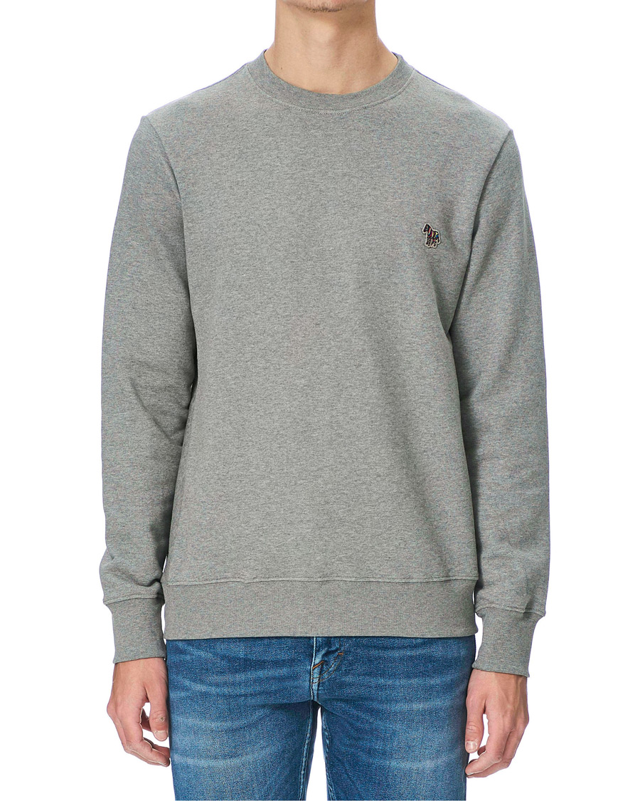 Heren | Truien | PS Paul Smith | Organic Cotton Zebra Sweatshirt Grey
