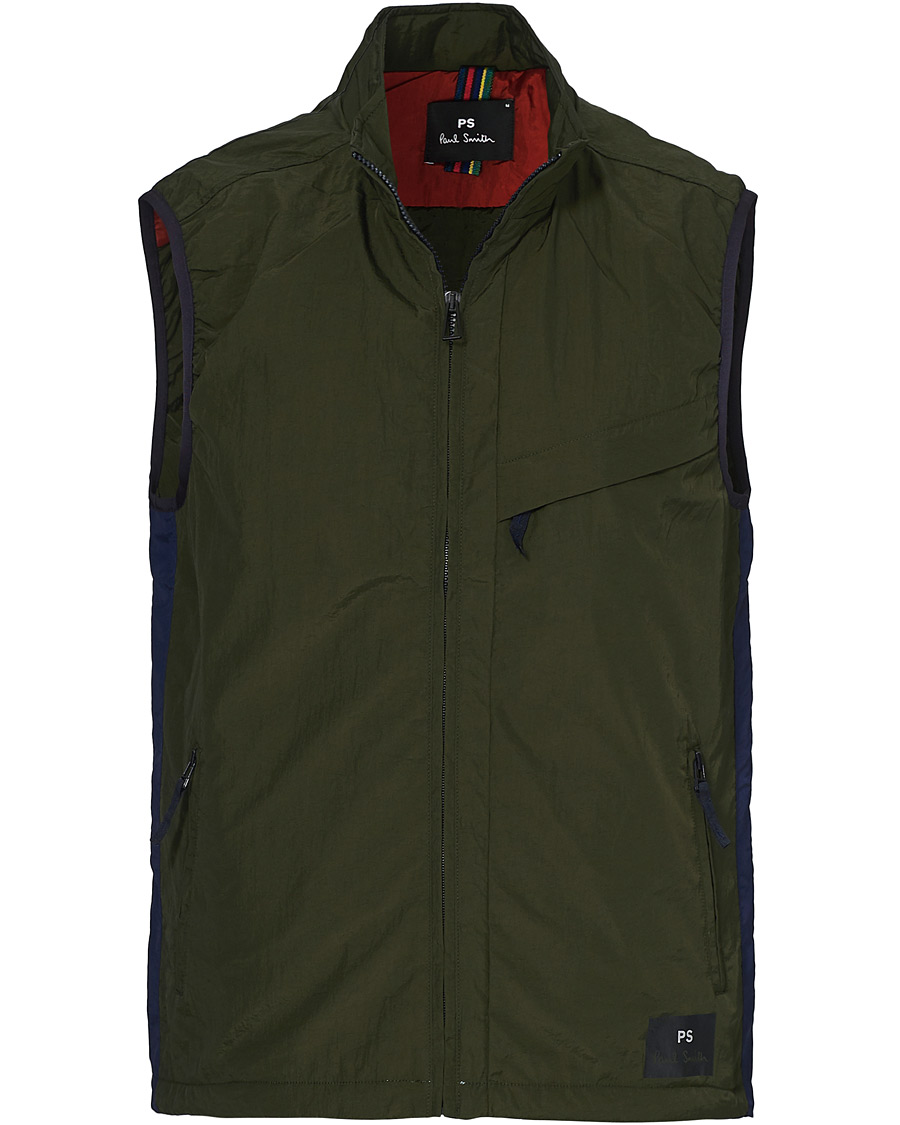 Heren | Jassen | PS Paul Smith | Nylon Gilet Olive