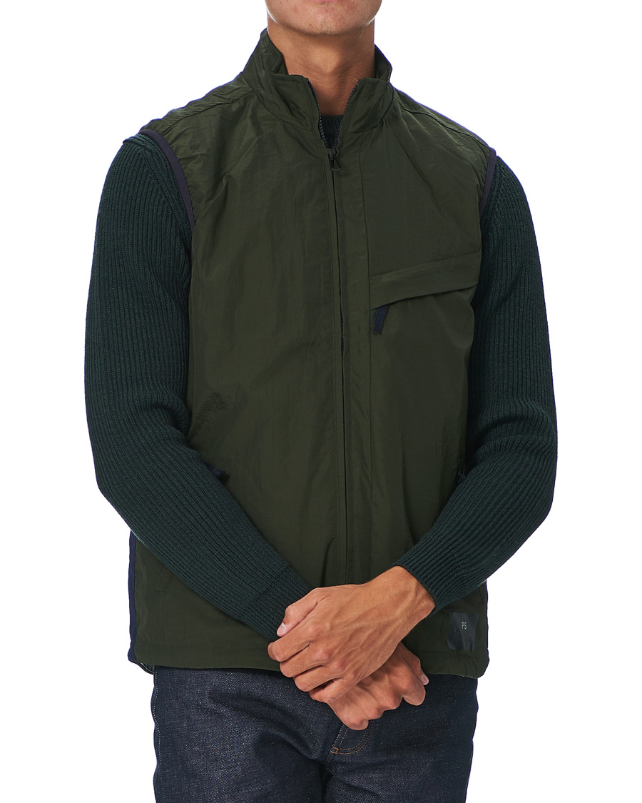 Heren | Jassen | PS Paul Smith | Nylon Gilet Olive