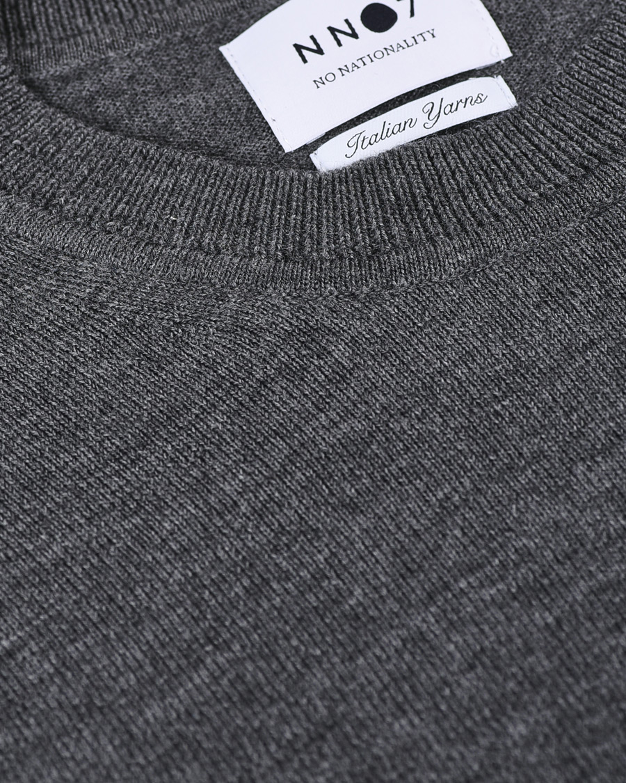 Heren | Truien | NN07 | Ted Merino Crew Neck Pullover Antracite