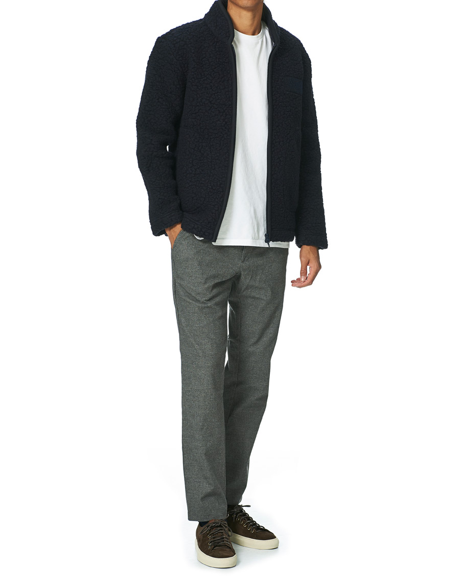 Heren | Broeken | NN07 | Theo Regular Fit Brushed Cotton Chinos Grey