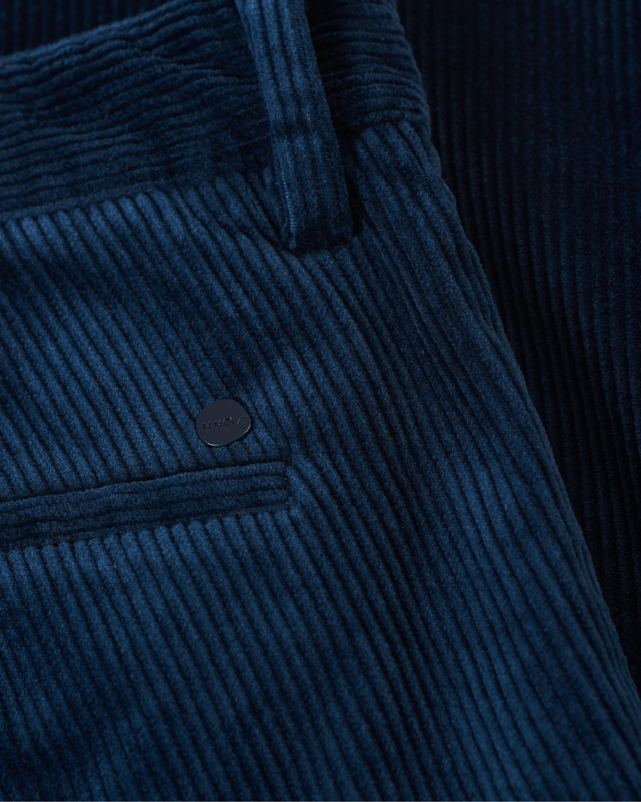 Heren | Broeken | NN07 | Karl Regular Fit Corduroy Trousers Ocean