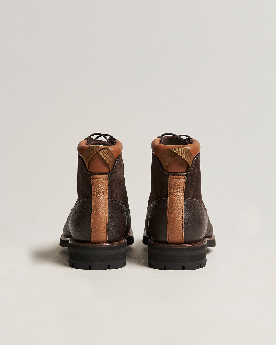 Heren | Heschung Raphia Leather/Suede Boot Moro/Coffee | Heschung | Raphia Leather/Suede Boot Moro/Coffee