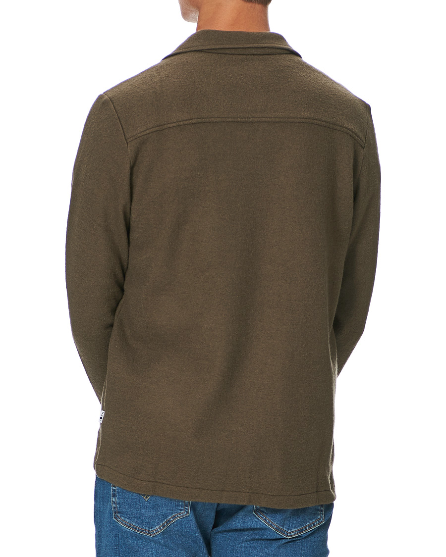 Heren | Overhemden | NN07 | Miyagi Boiled Wool Overshirt Clay