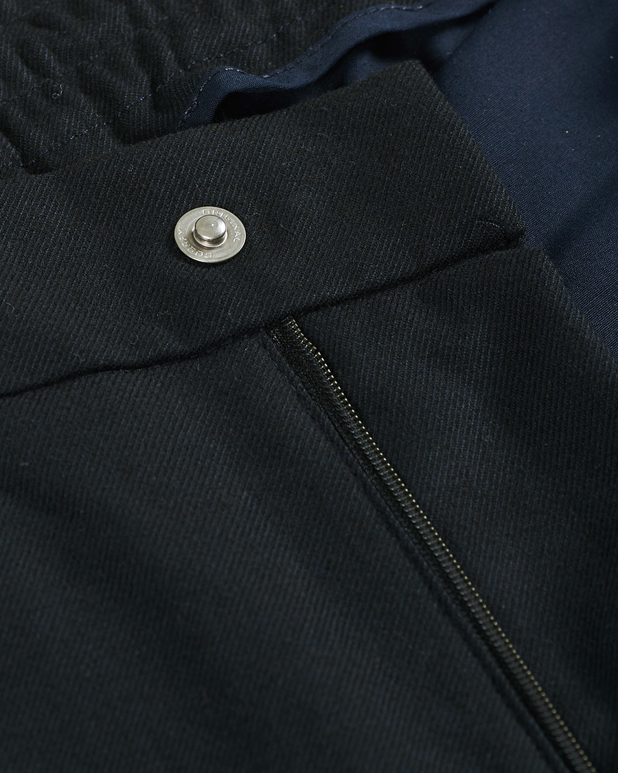 Heren | Broeken | NN07 | Foss Brushed Drawstring Pants Navy Blue