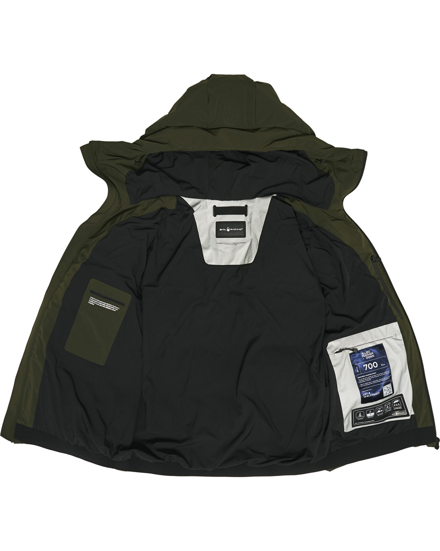 Heren | Jassen | Sail Racing | Race Welded Down Hood Dark Forest