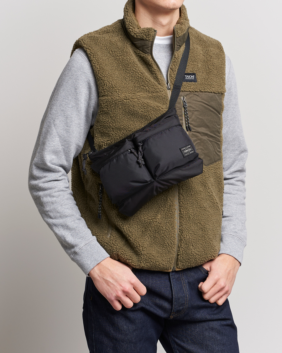 Heren | Tassen | Porter-Yoshida & Co. | Force Small Shoulder Bag Black
