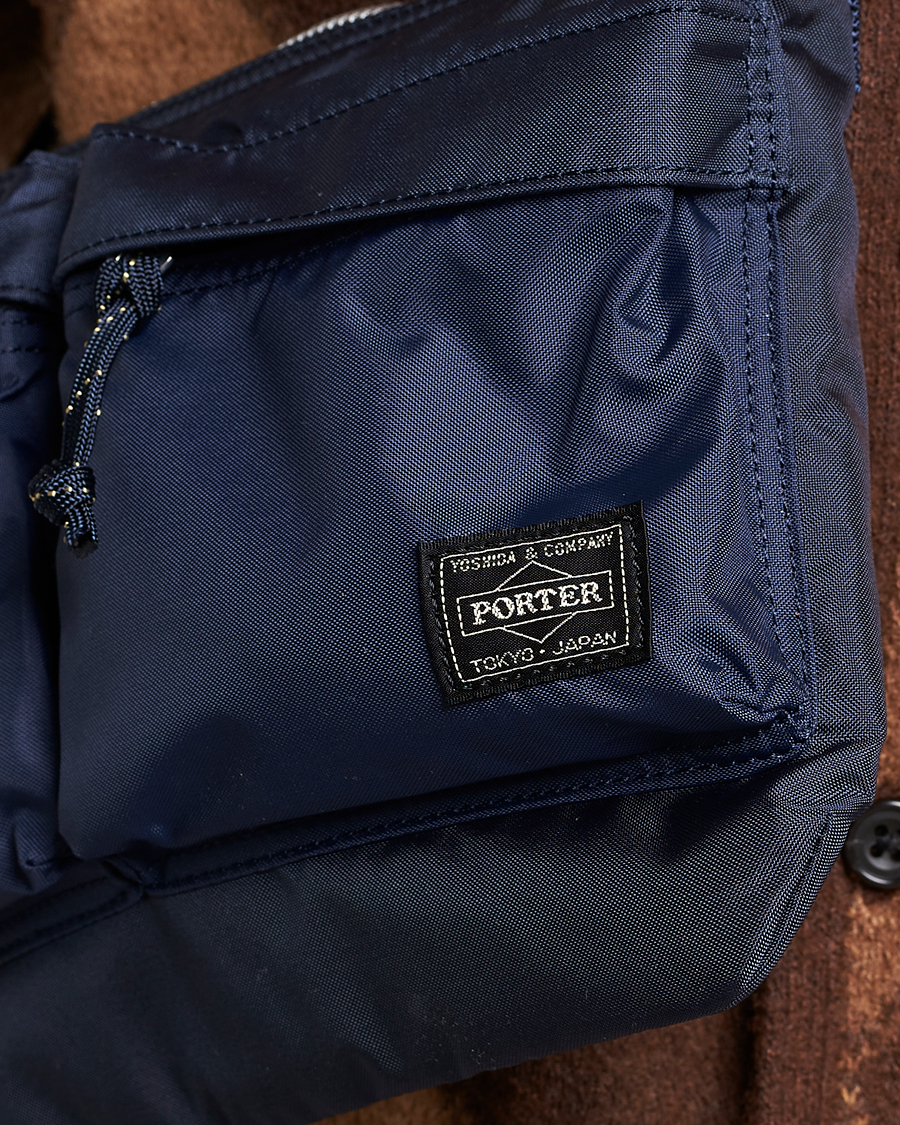 Heren | Tassen | Porter-Yoshida & Co. | Force Small Shoulder Bag Navy Blue