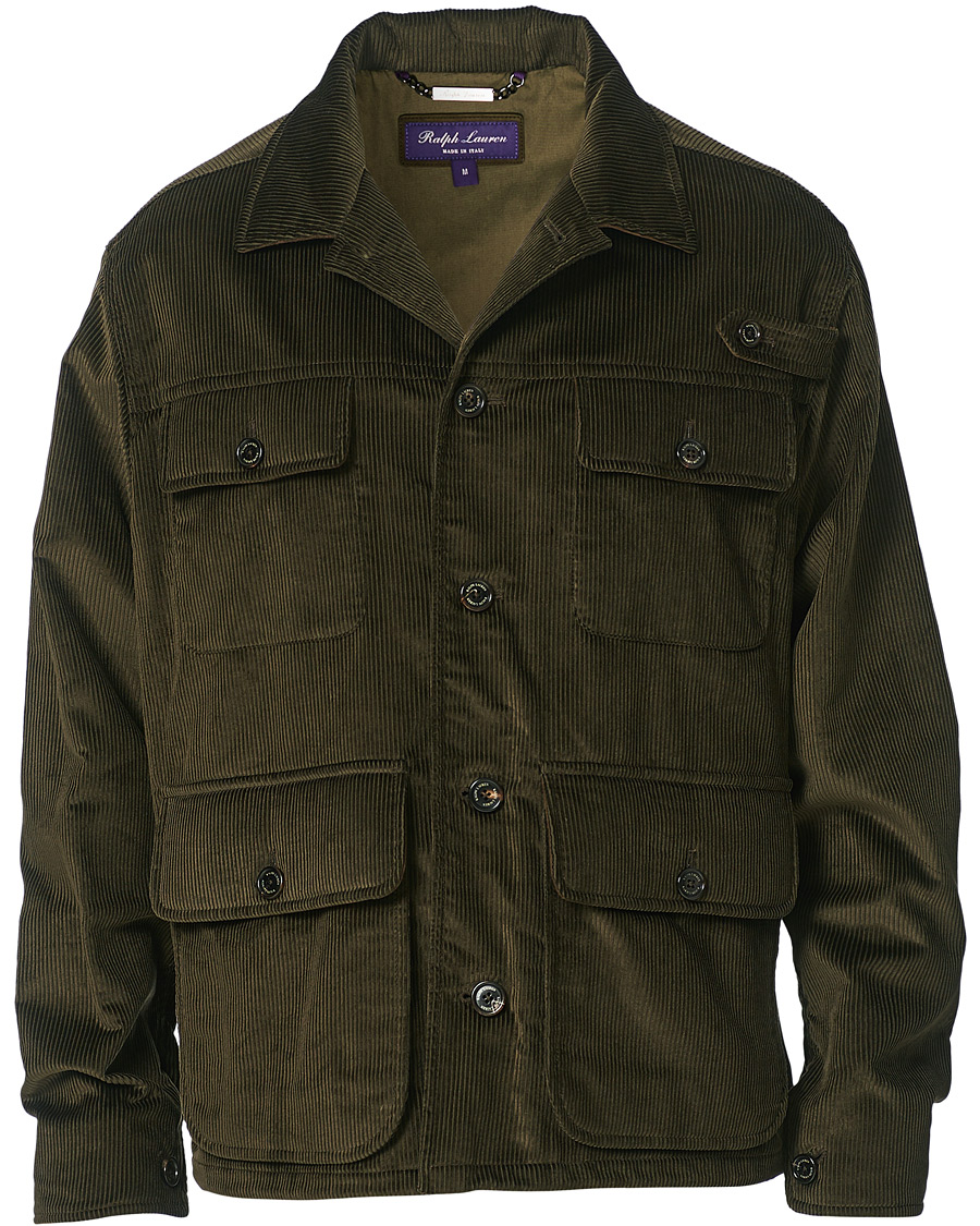 Heren | Jassen | Ralph Lauren Purple Label | Seymour Wale Corduroy Jacket Dark Green