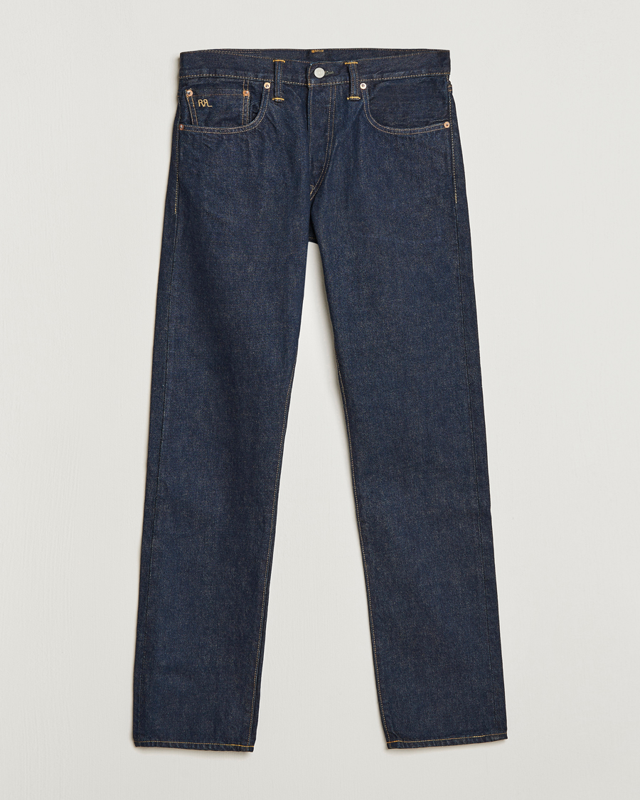 Heren | Broeken | RRL | Slim Fit 5-Pocket Denim Once Washed