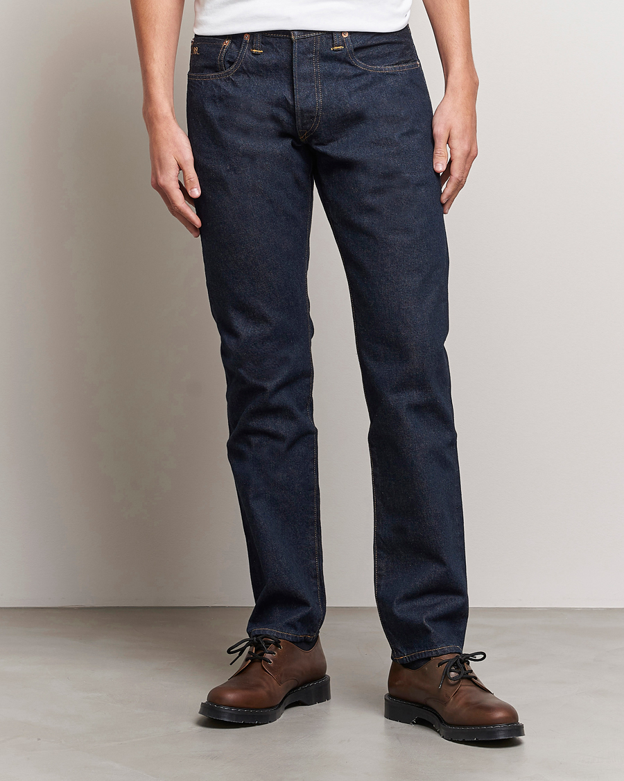 Heren | Broeken | RRL | Slim Fit 5-Pocket Denim Once Washed