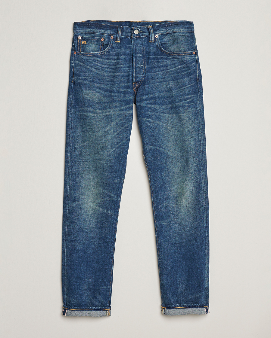Heren | Jeans | RRL | Slim Narrow 5-Pocket Denim Grandfalls Wash