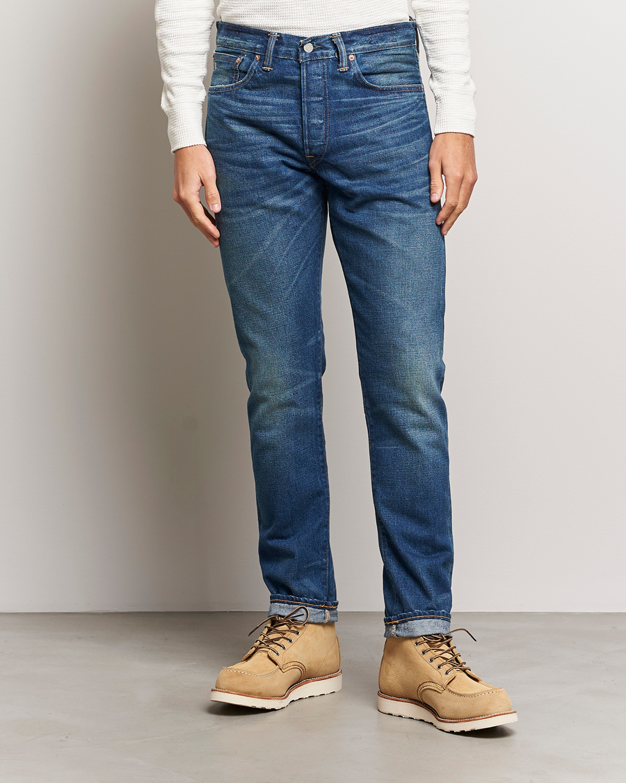 Heren | Jeans | RRL | Slim Narrow 5-Pocket Denim Grandfalls Wash