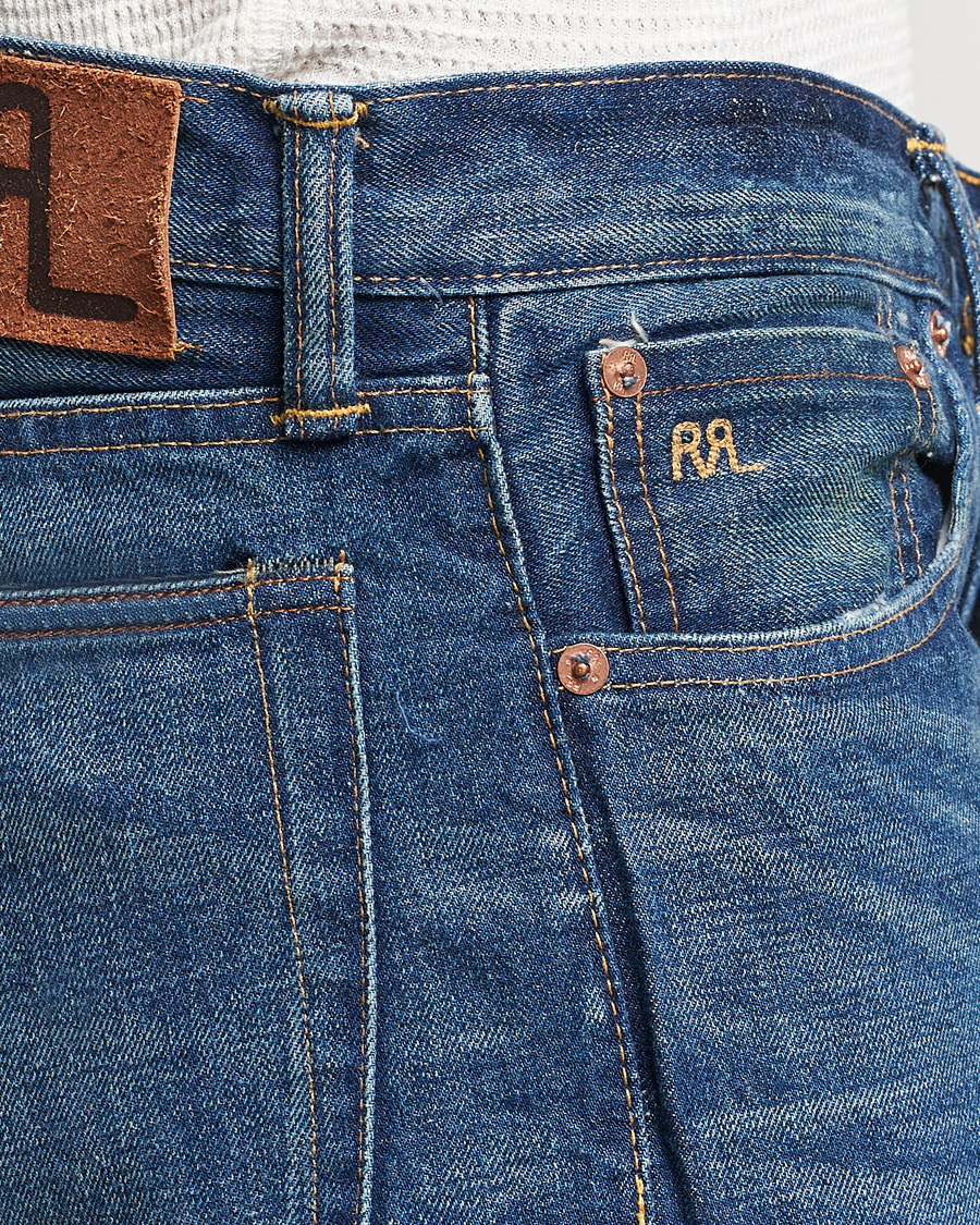 Heren | Jeans | RRL | Slim Narrow 5-Pocket Denim Grandfalls Wash