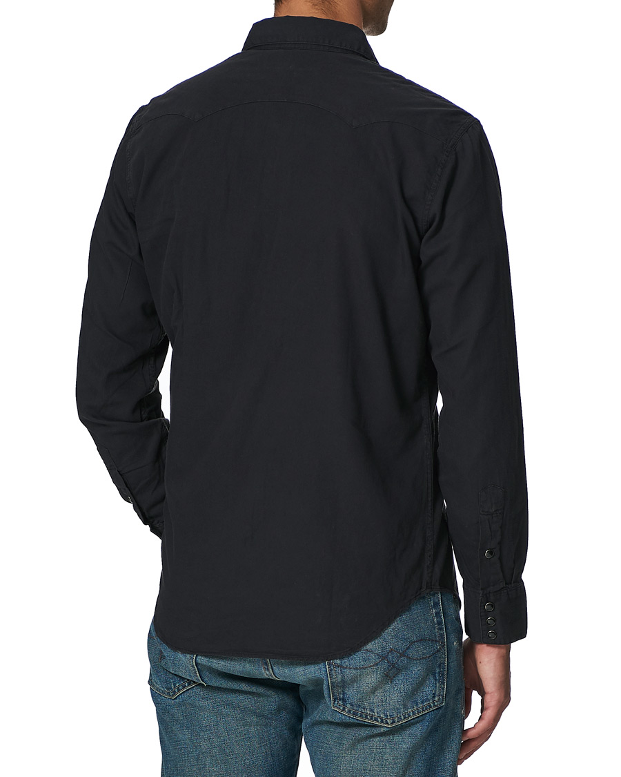 Heren | Overhemden | RRL | Buffalo Western Shirt Polo Black