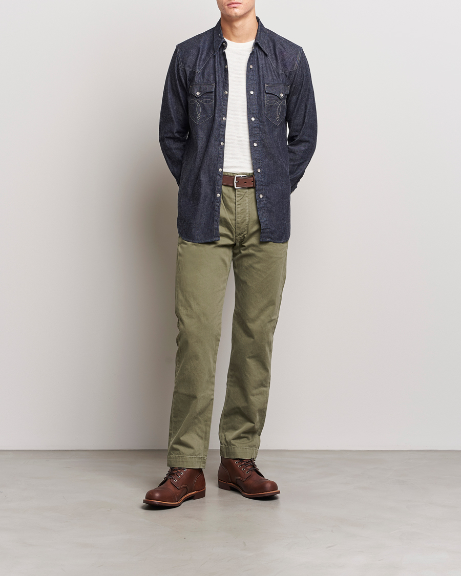 Heren | Overhemden | RRL | Buffalo Western Shirt Rinse