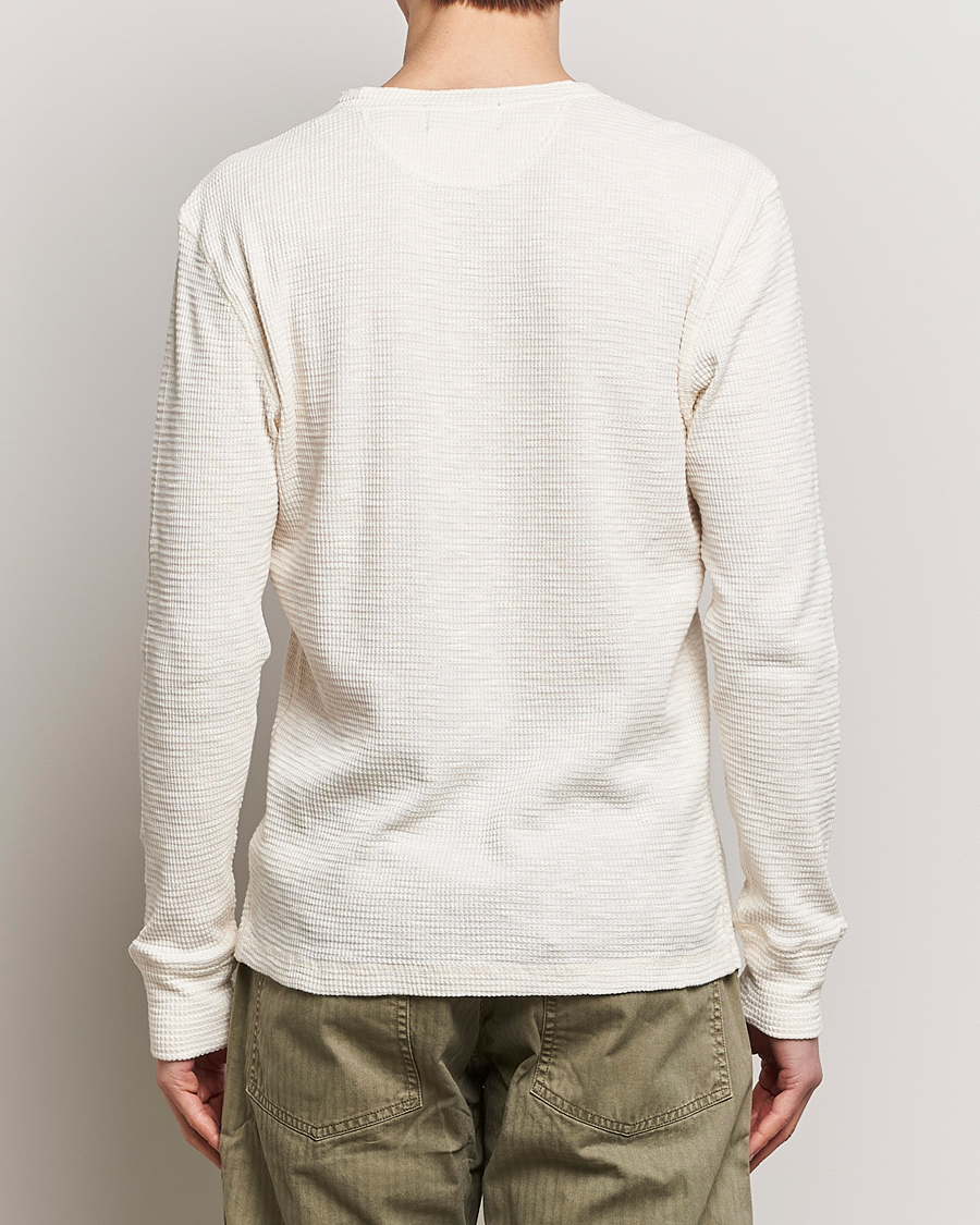 Heren | T-shirts | RRL | Long Sleeve Henley Paper White