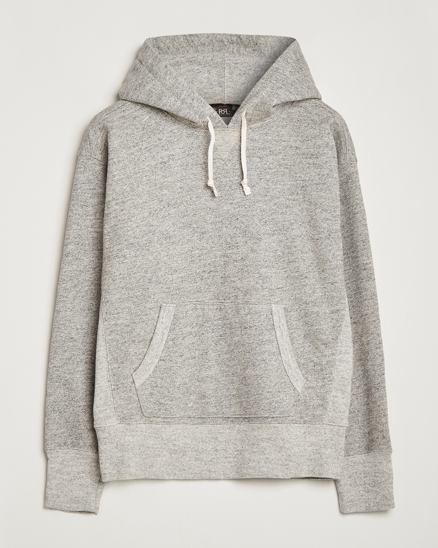 Heren | Truien | RRL | Hooded Pullover Athletic Grey Heather