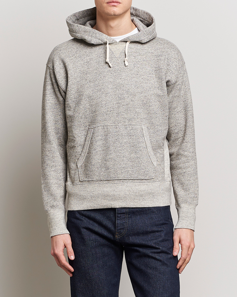 Heren | Truien | RRL | Hooded Pullover Athletic Grey Heather