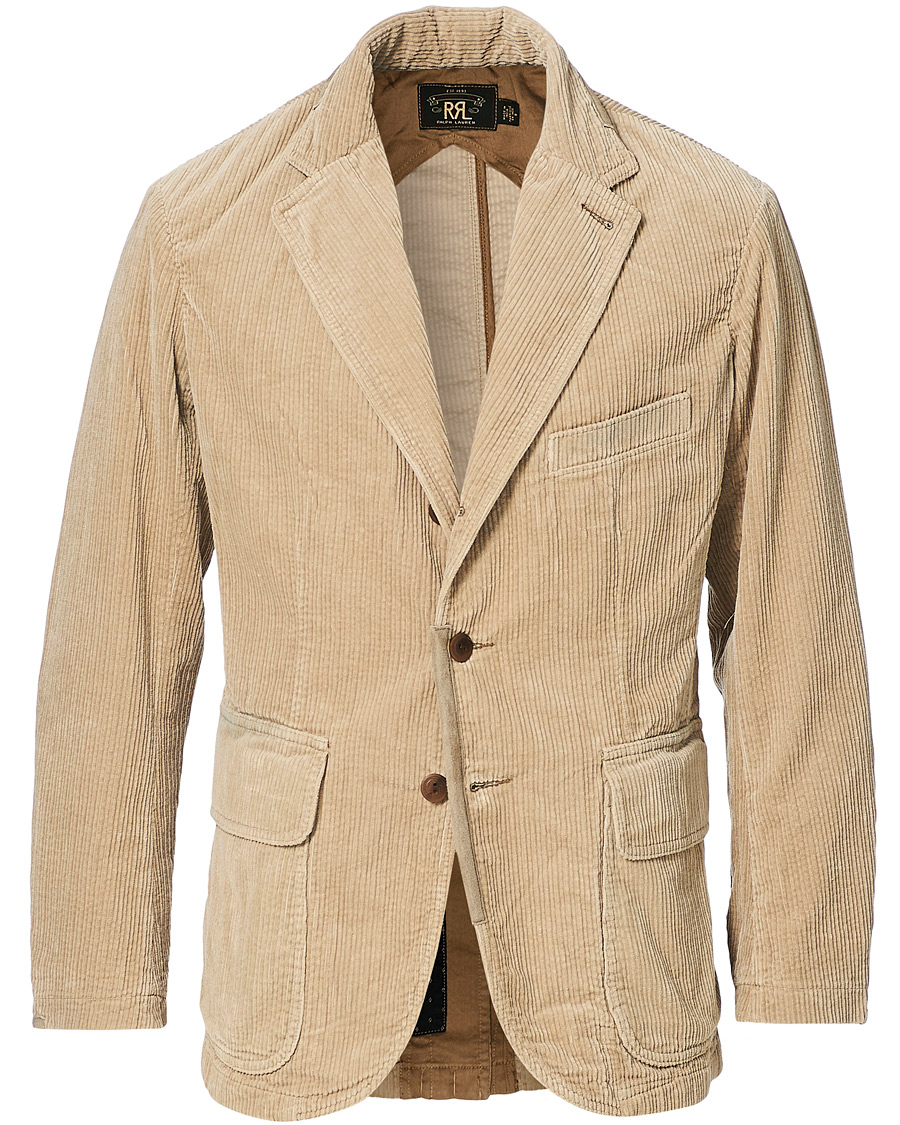 Heren | Blazers | RRL | Howdon Corduroy Sport Jacket Stone