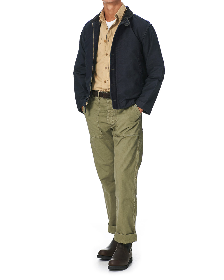 Heren | Jassen | RRL | Bower Deck Jacket Dark Navy