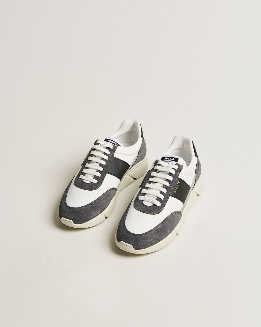 Heren | Axel Arigato | Axel Arigato | Genesis Vintage Runner Sneaker White/Grey Suede