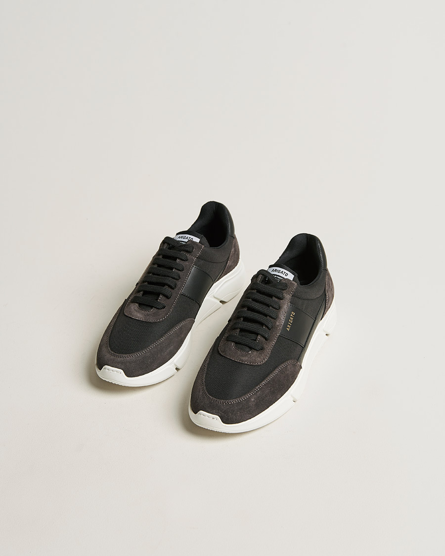 Heren | Axel Arigato | Axel Arigato | Genesis Vintage Runner Sneaker Black/Grey Suede