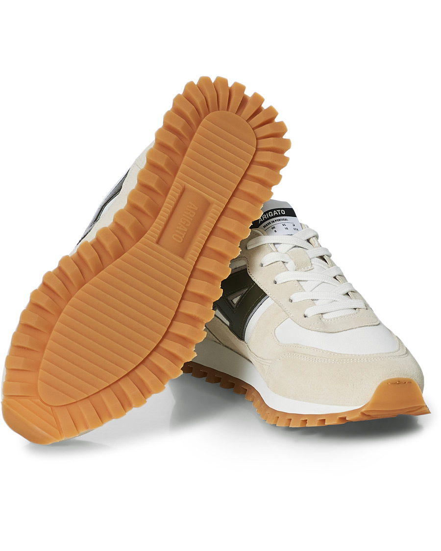Heren | Axel Arigato Aeon Running Sneaker Beige/Green | Axel Arigato | Aeon Running Sneaker Beige/Green