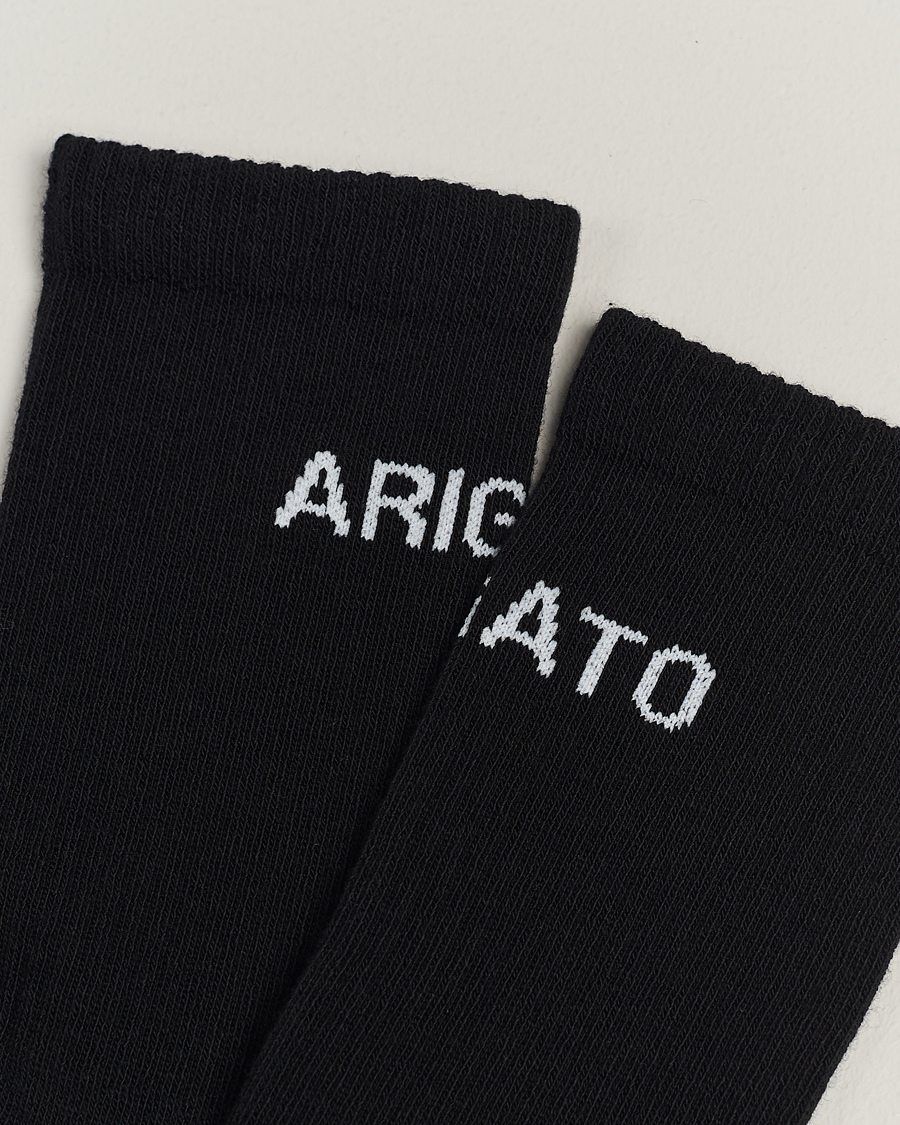 Men |  | Axel Arigato | Logo Tube Socks Black