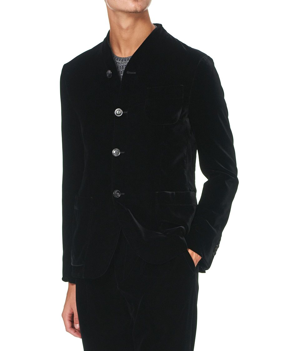 Heren | Blazers | Giorgio Armani | Velvet Evening Jacket Black