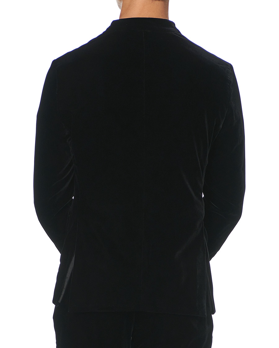 Heren | Blazers | Giorgio Armani | Velvet Evening Jacket Black